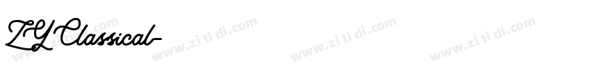 ZY Classical字体转换